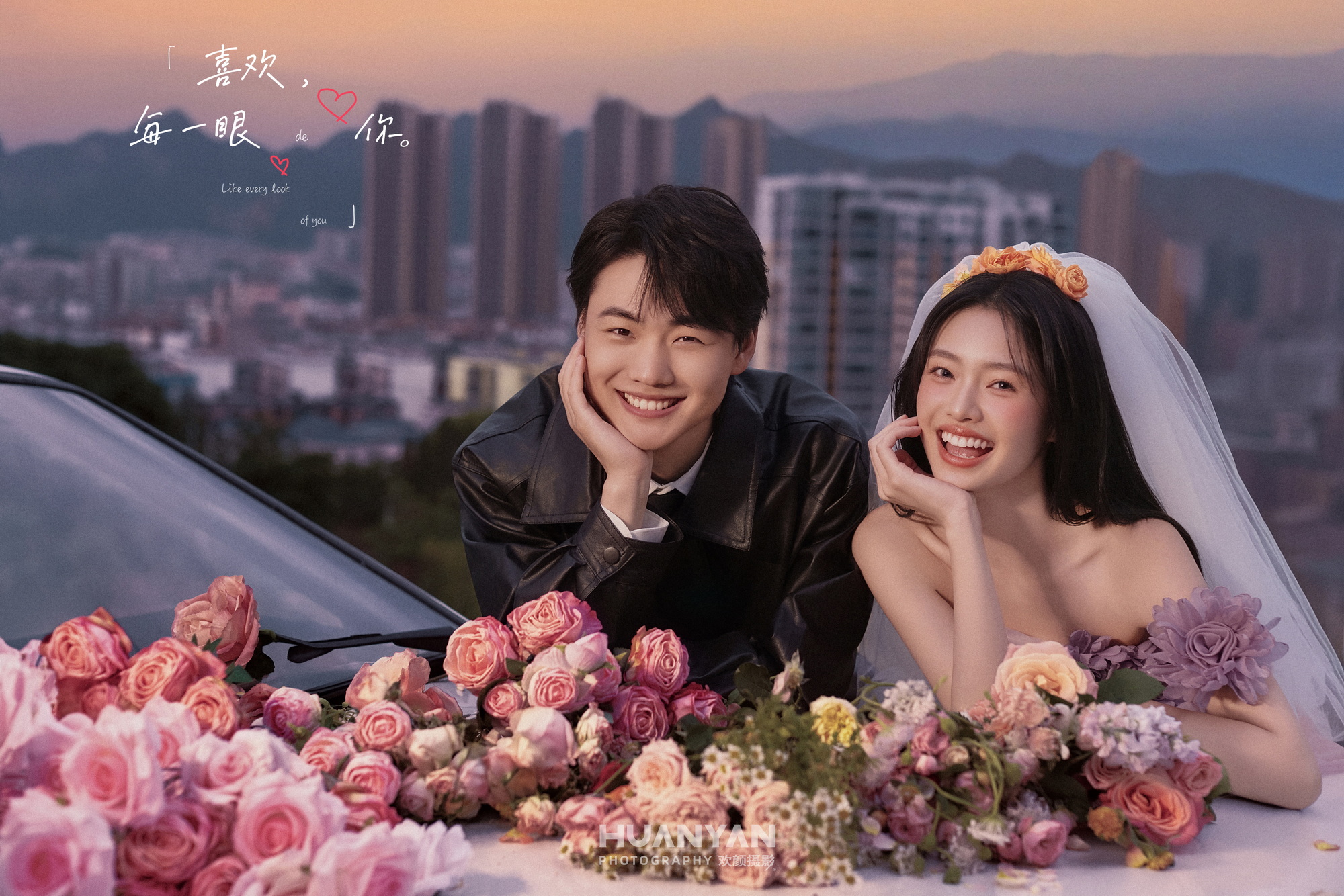 简约风婚纱照 · 室内场景 · 绾约客片