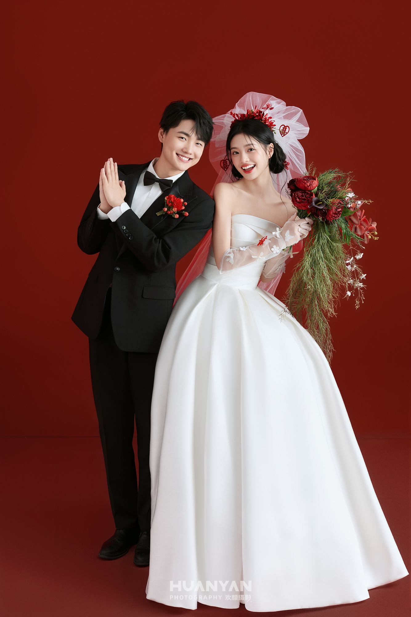 春缃：简约风婚纱照春天实拍