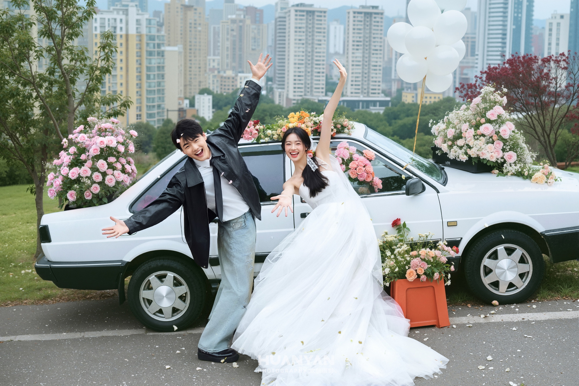 简约风婚纱照 · 室内场景 · 柔语客片