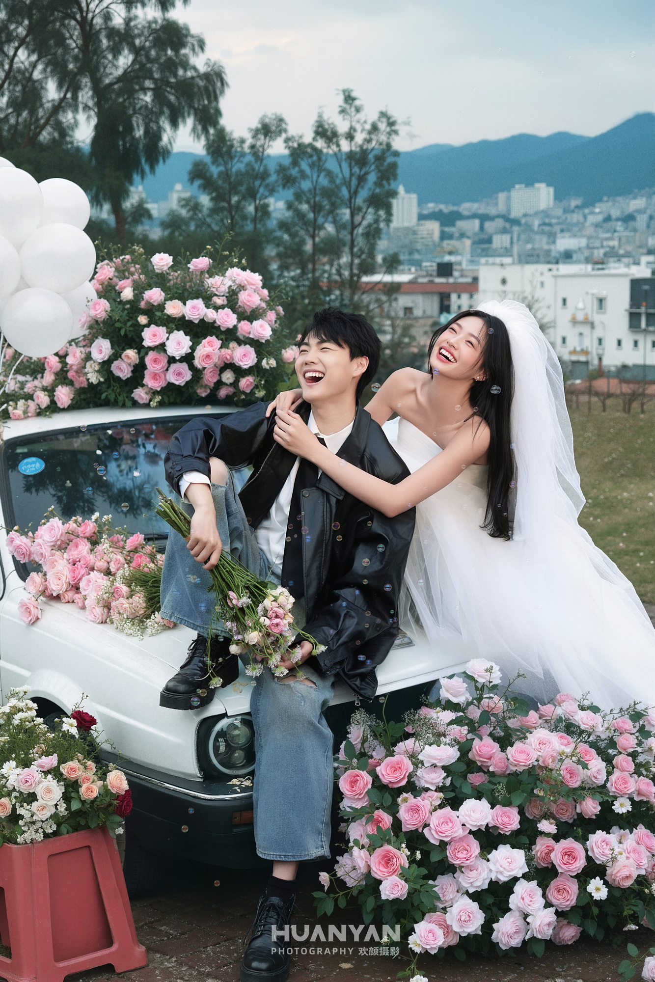 简约风婚纱照 · 春天场景 · 春语客片