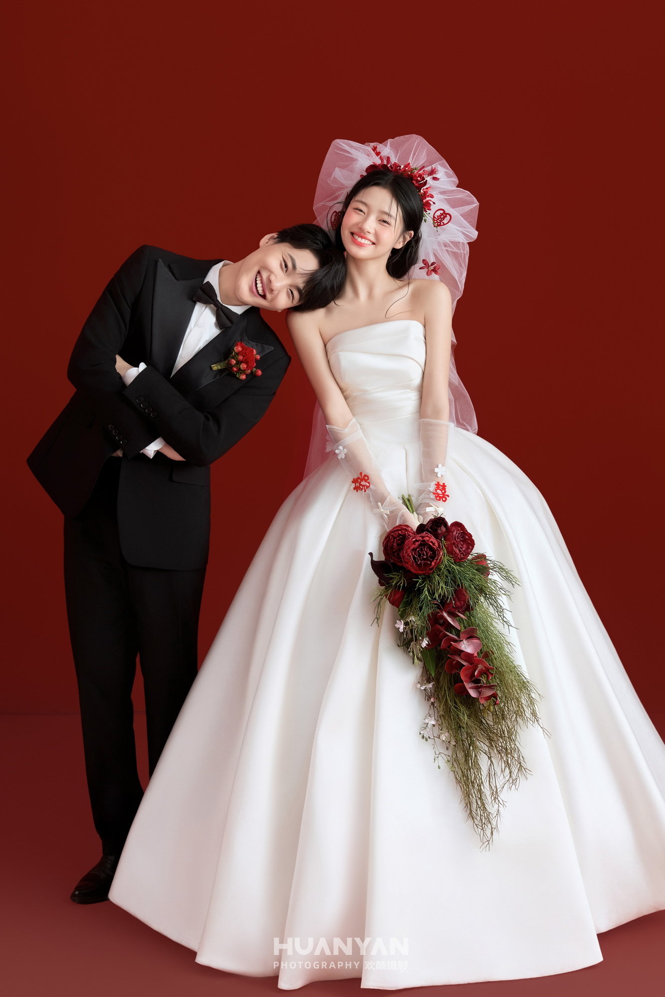 春缃：简约风婚纱照春天实拍
