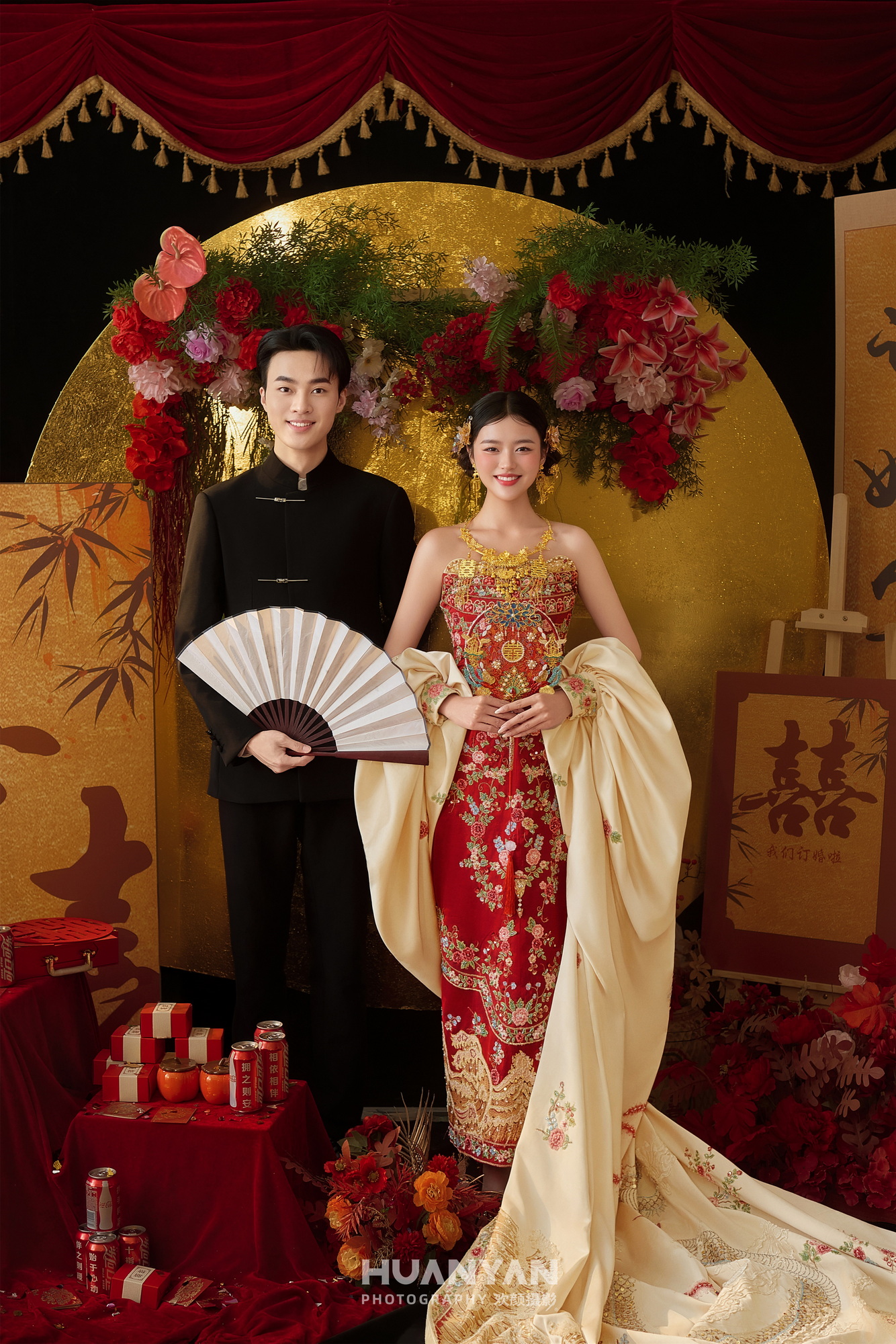 室内喜嫁风婚纱照实拍（锦书缘系列）