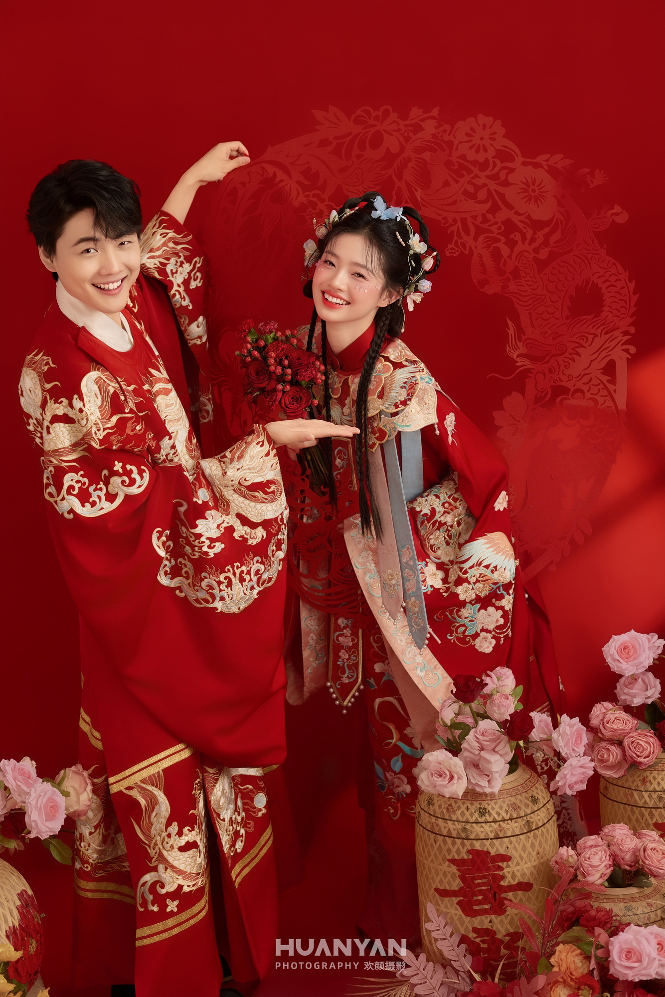 室内简约风婚纱照实拍（柔缘系列）