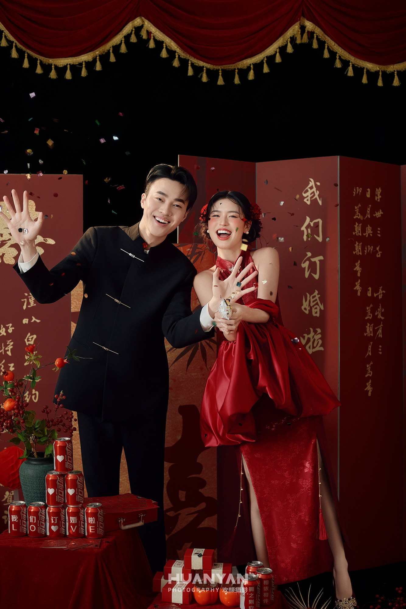 喜嫁风婚纱照 · 室内场景 · 红笺喜客片
