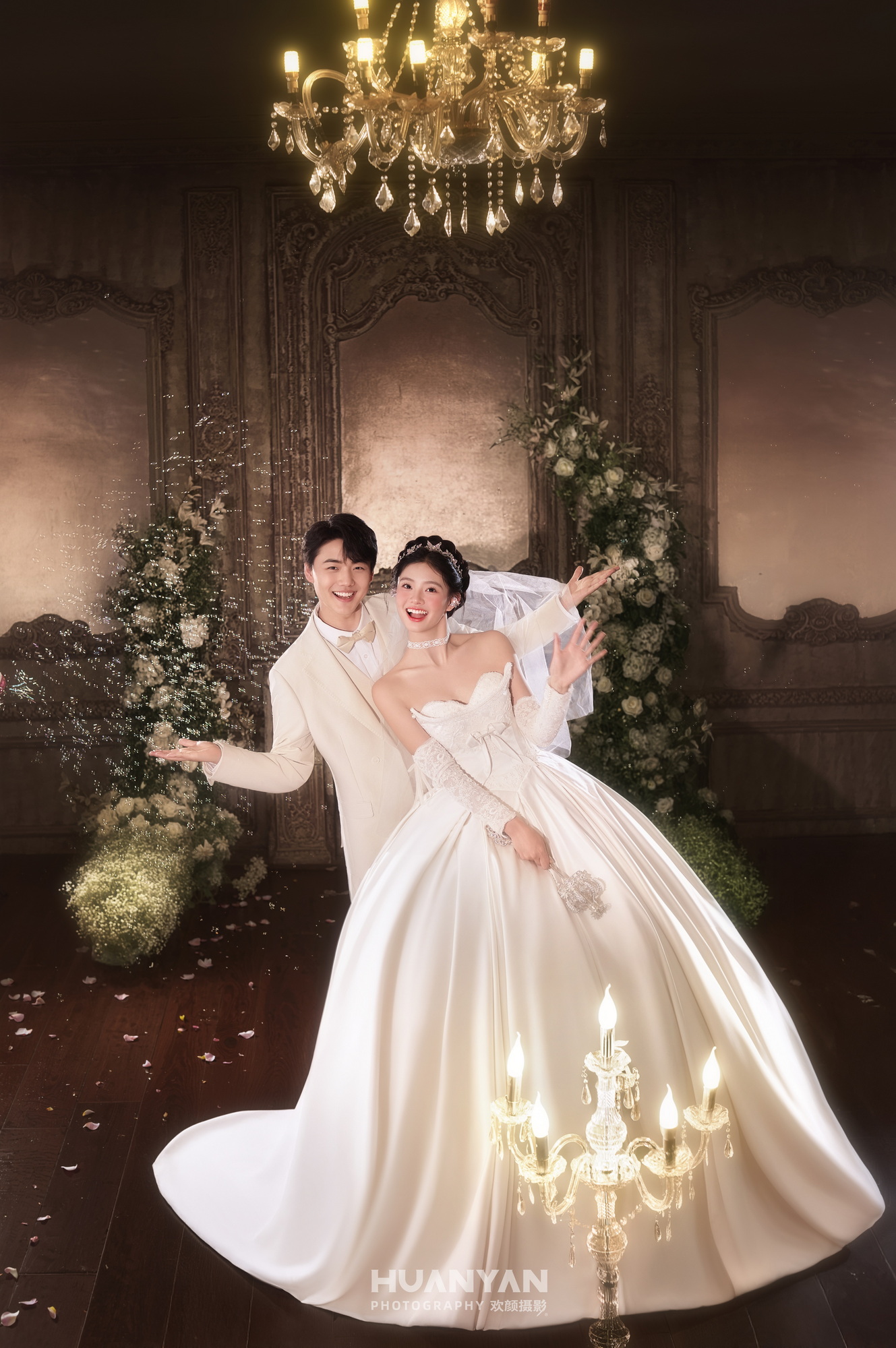 雪光：高级感风婚纱照雪景实拍