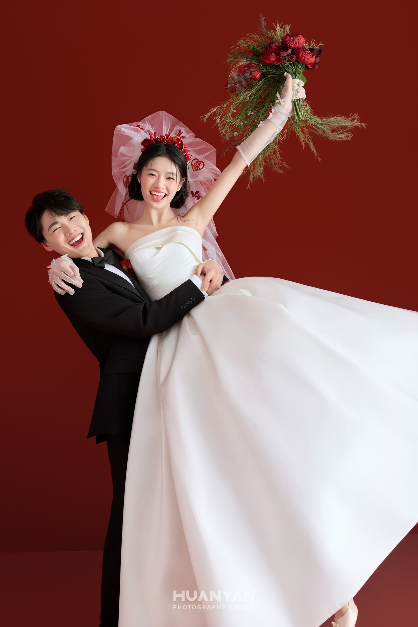 春缃客片第3张｜简约风婚纱照，摄于春天