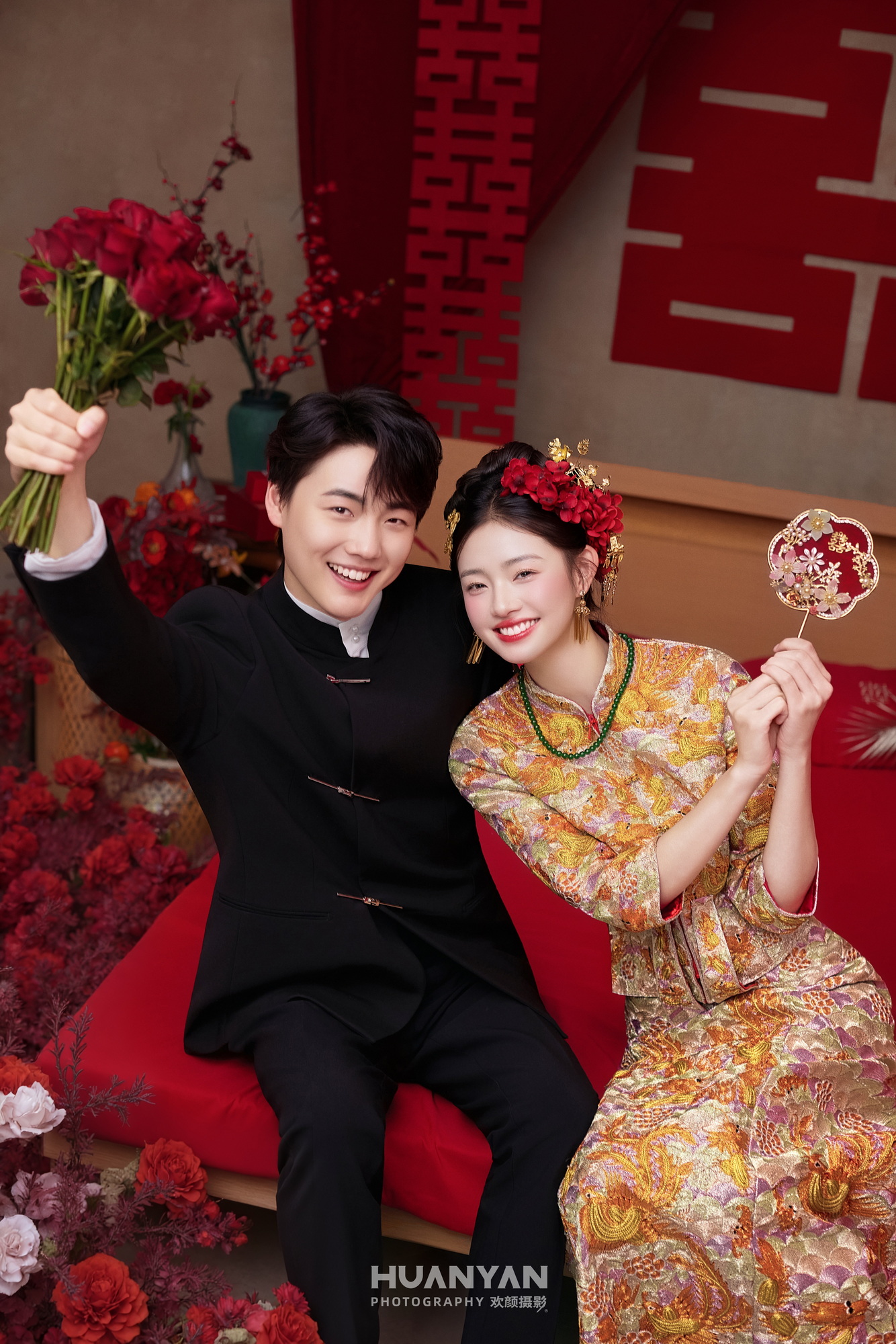喜嫁风婚纱照 · 室内场景 · 金狮呈祥客片