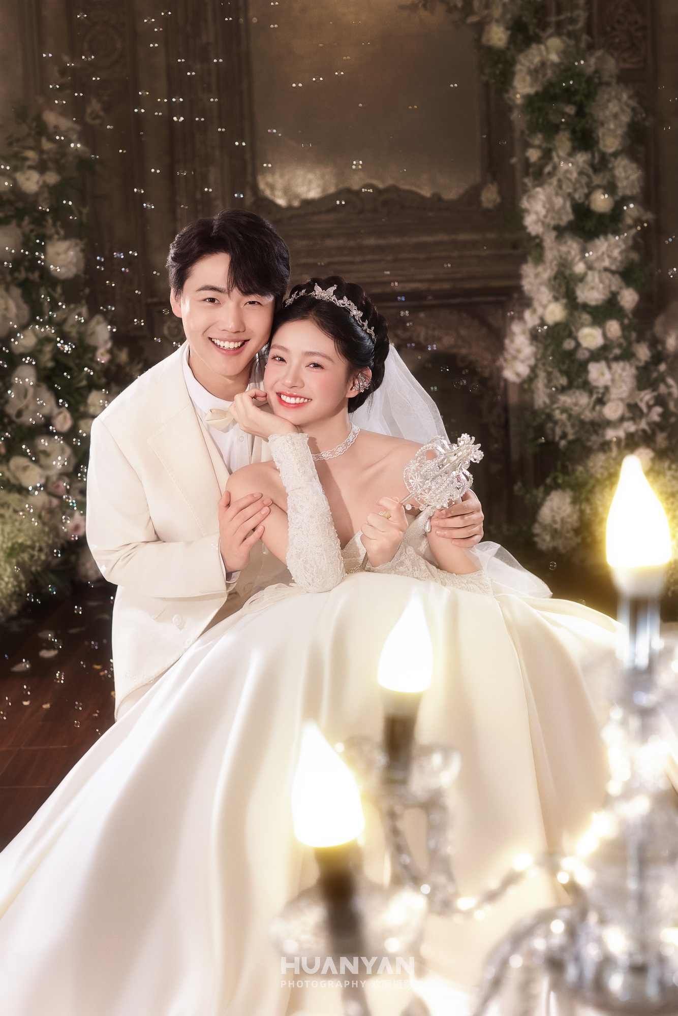 雪光：高级感风婚纱照雪景实拍