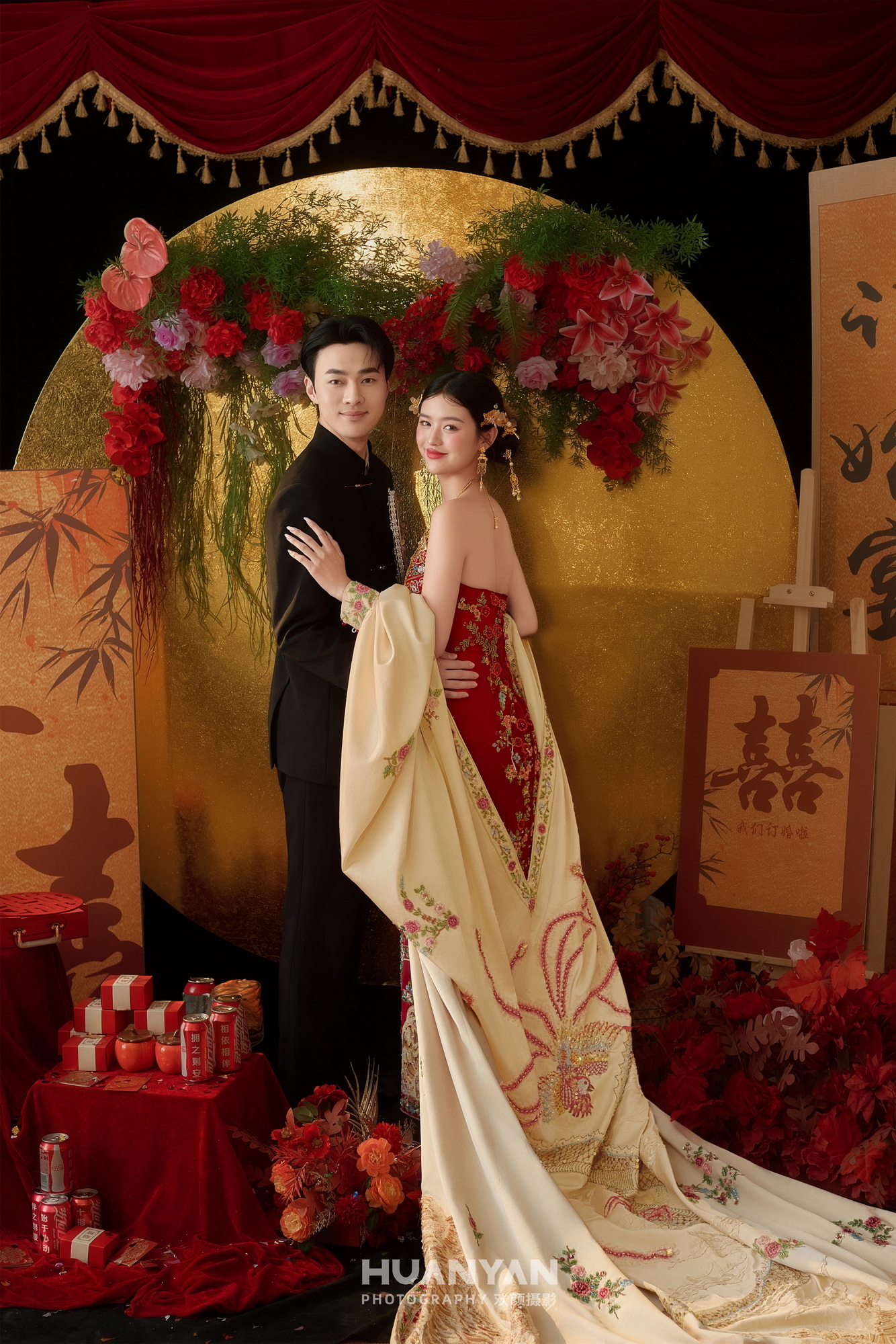锦书缘：喜嫁风婚纱照室内实拍