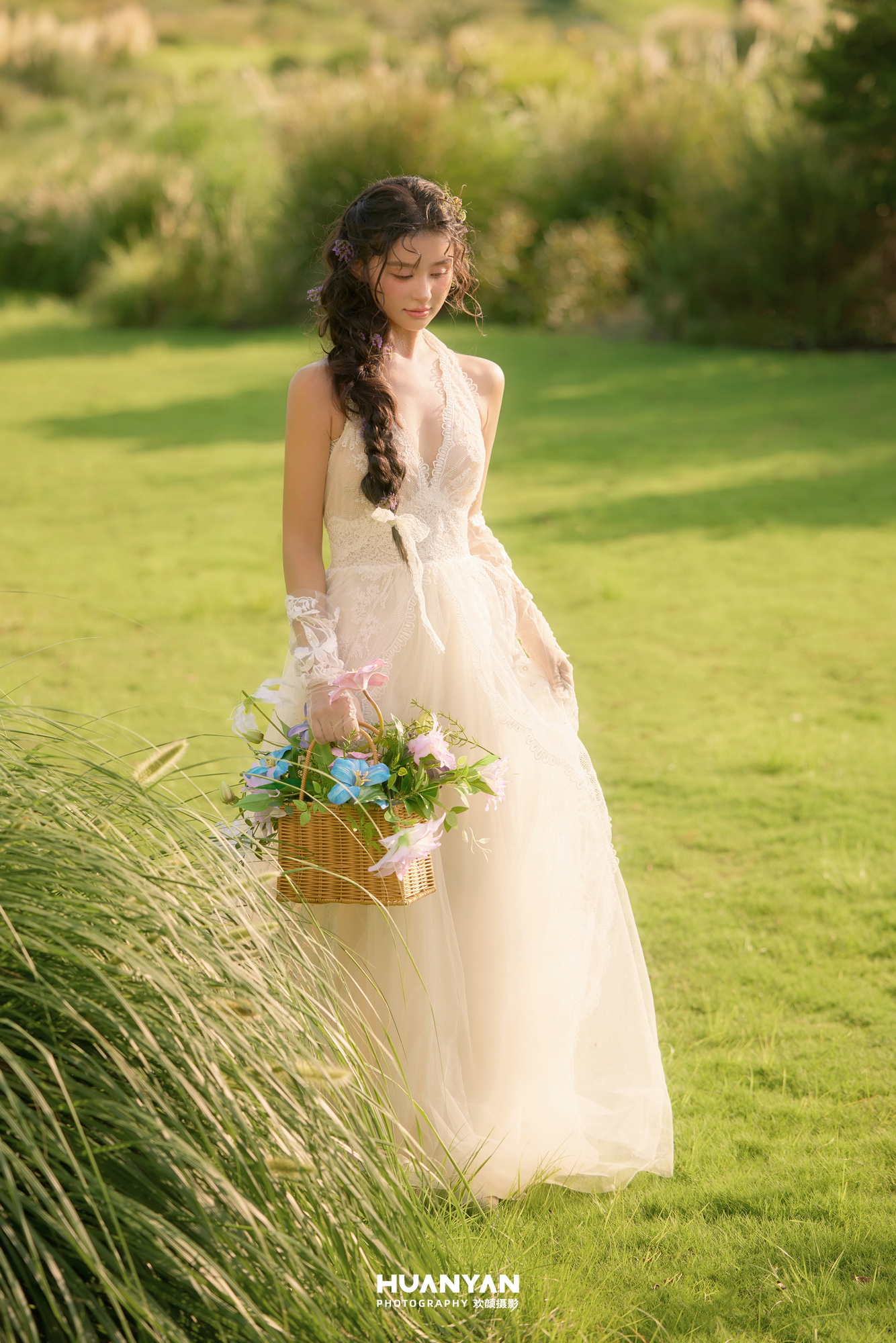 草间甜序：高级感风婚纱照室内实拍