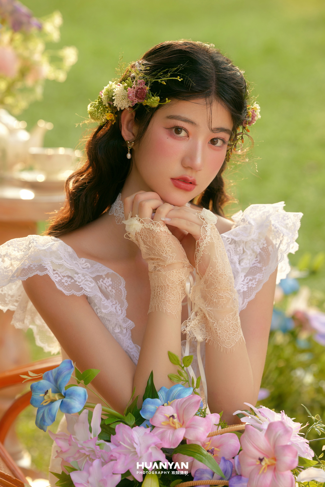 草地轻氧风婚纱照实拍（林间漫步·228系列）
