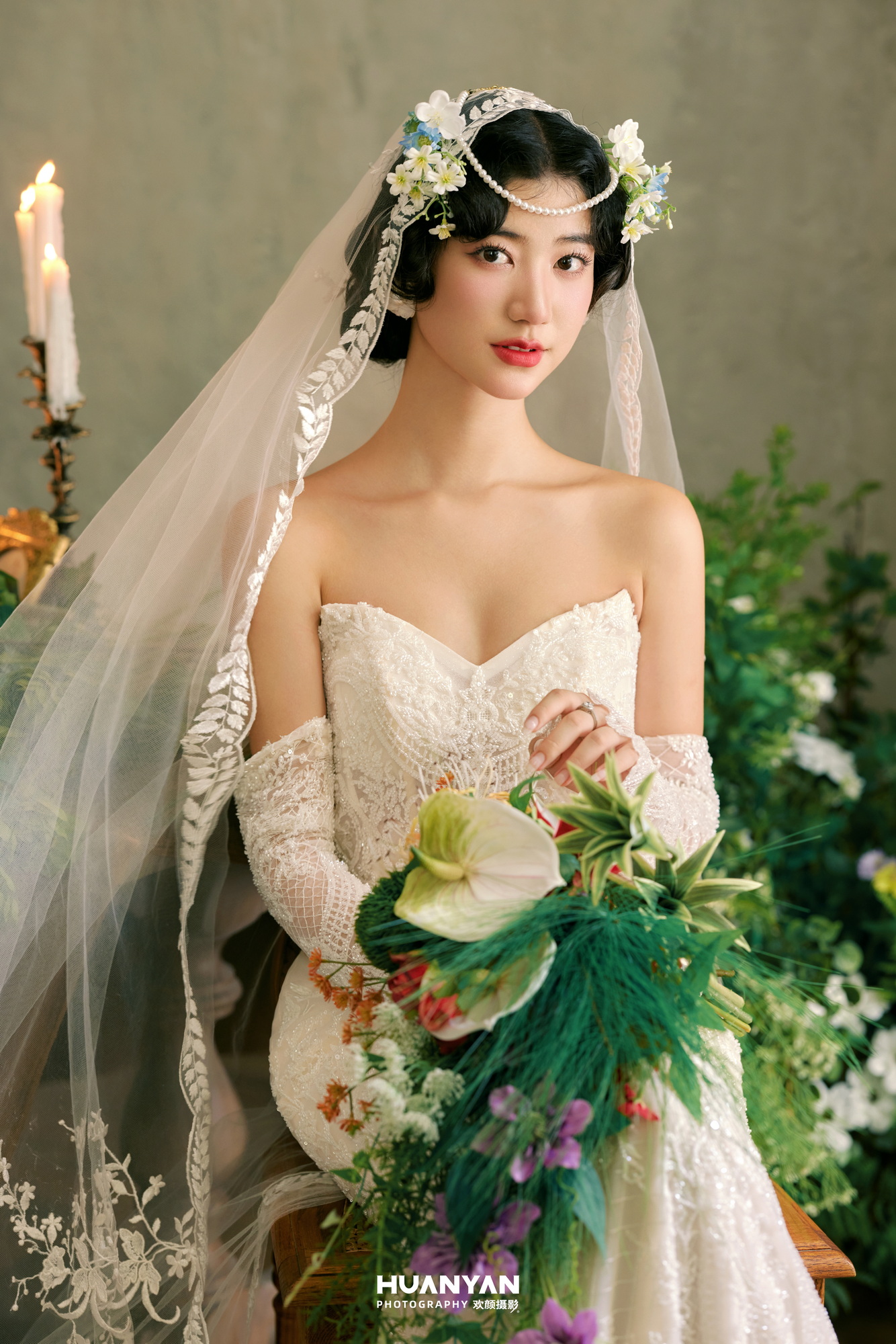 轻氧风婚纱照 · 草地场景 · 青语客片