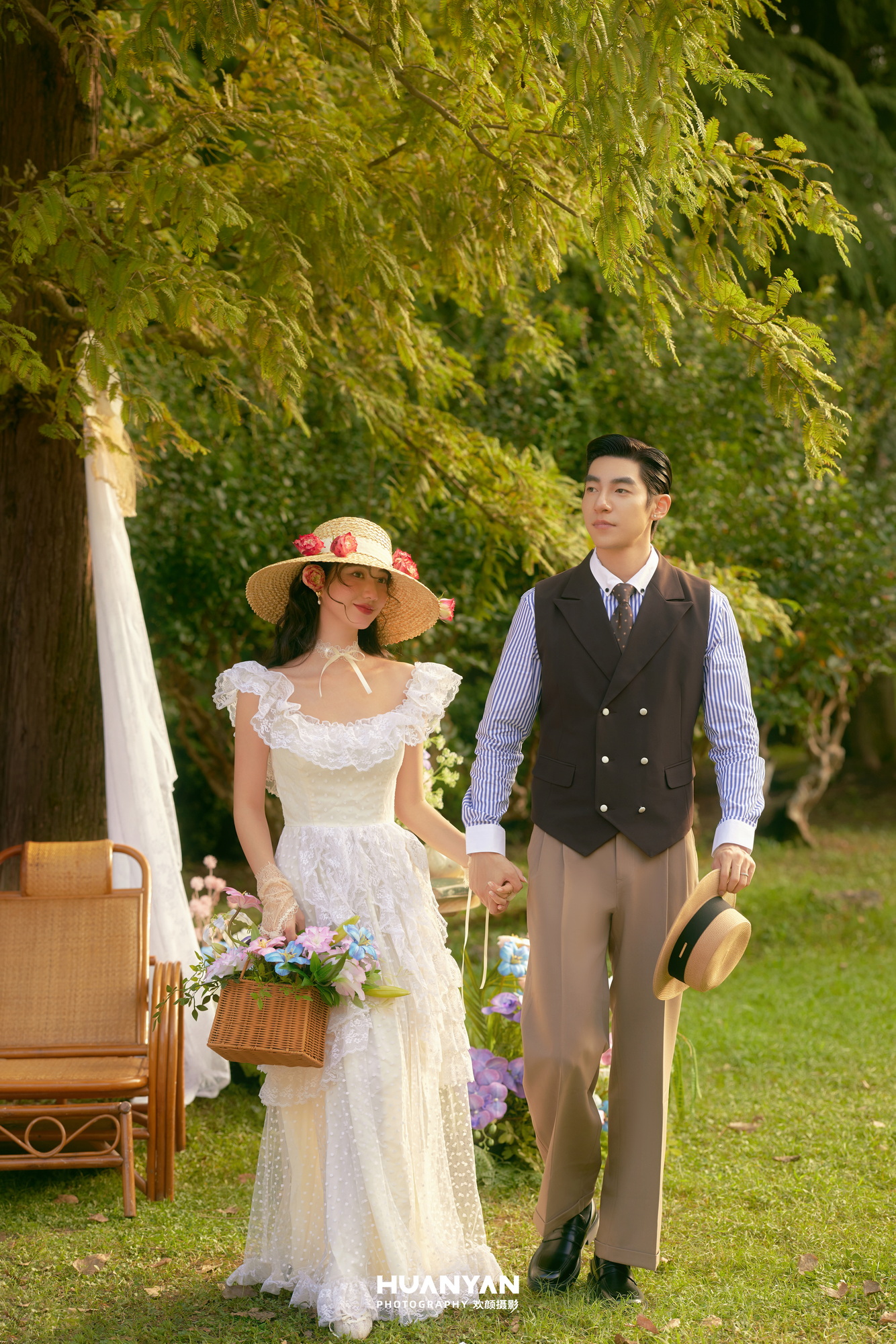 轻氧风婚纱照 · 草地场景 · 林间漫步·228客片