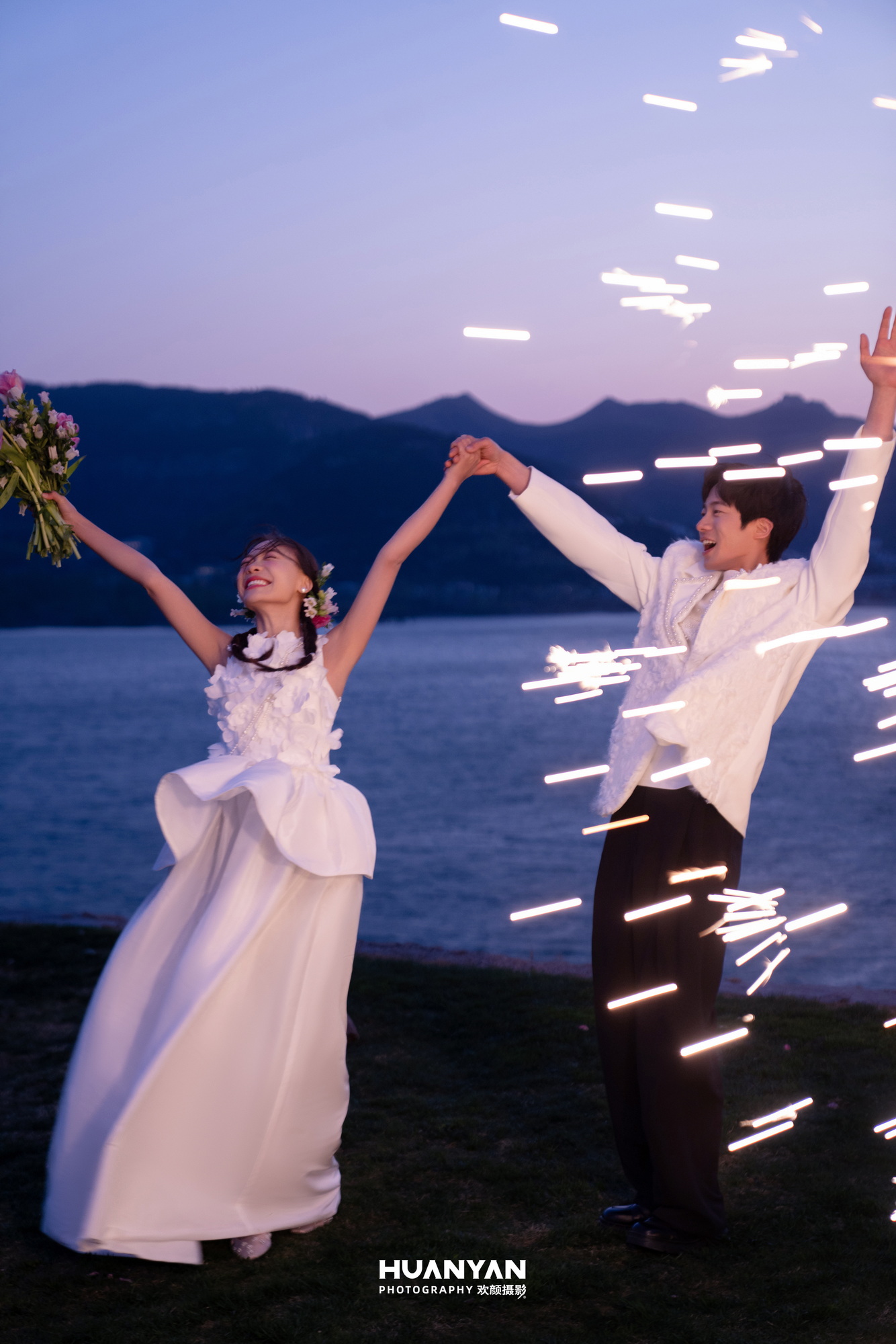 春天简约风婚纱照实拍（秋誓系列）